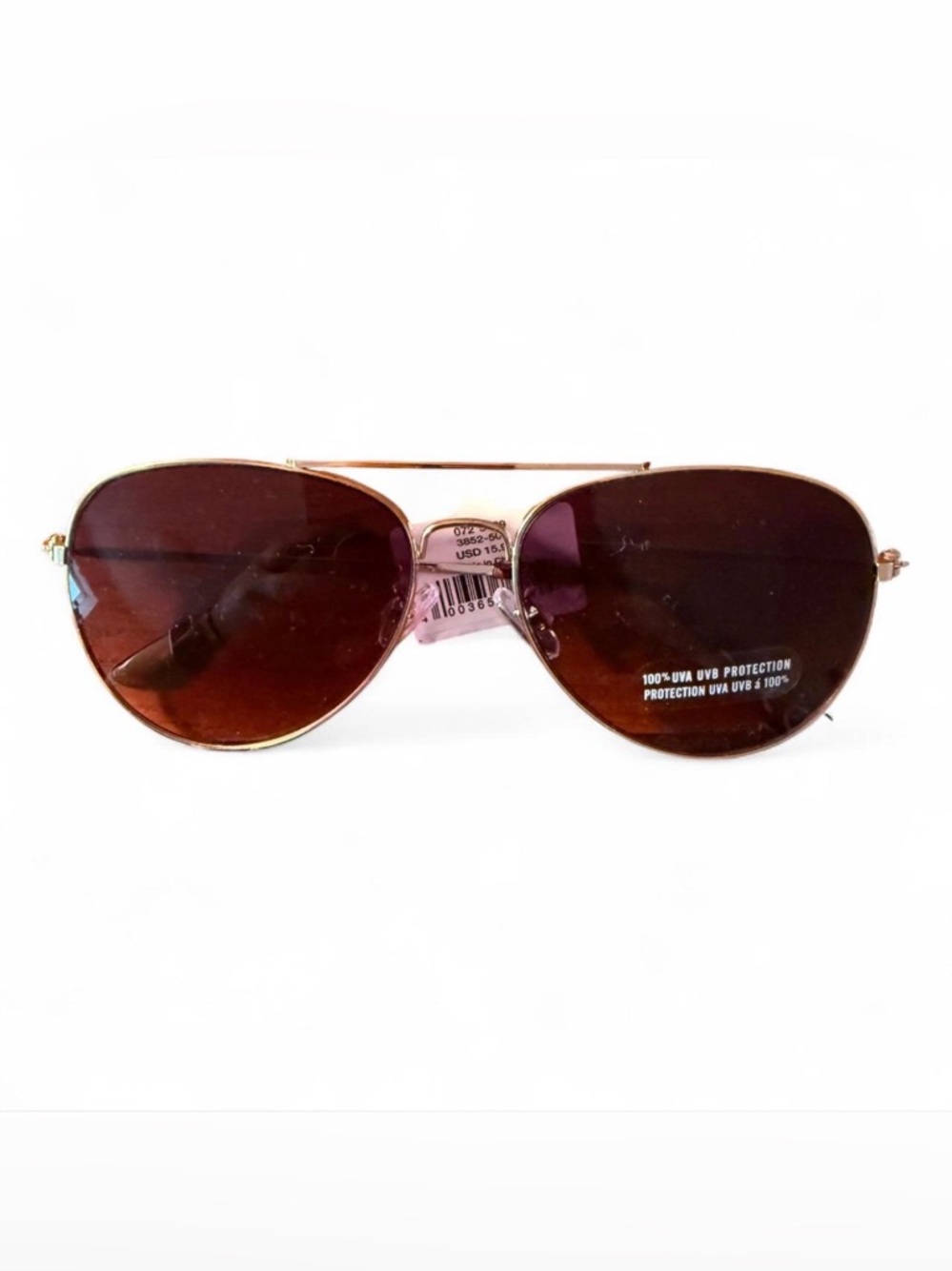 Aerie Sunnies So Fly Gold-Tone Aviator Sunglasses NEW